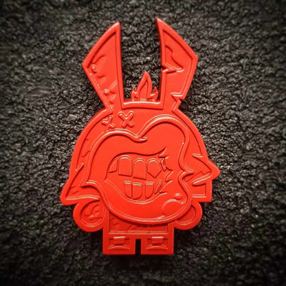 Mini '16 Karat Toofache' Nailed Bunnee - Blood Red