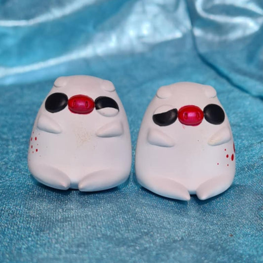 Sqwishy Pig - Winky White Figure 4cm